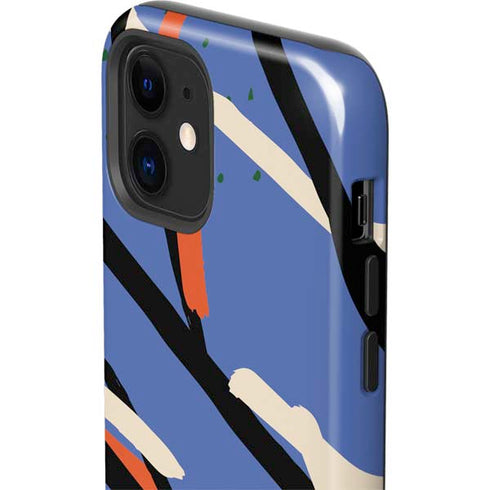 Abstract Lines iPhone 12 Impact Case
