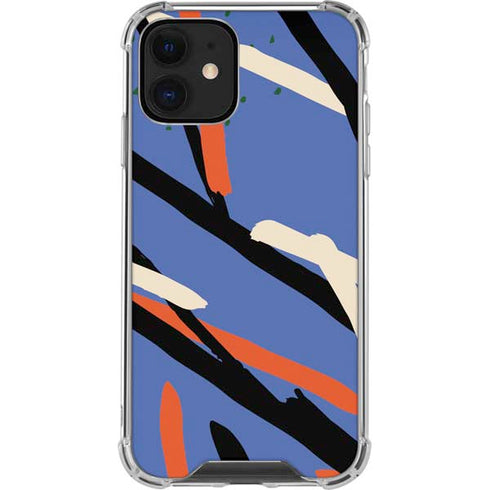 Abstract Lines iPhone 12 Mini Clear Case