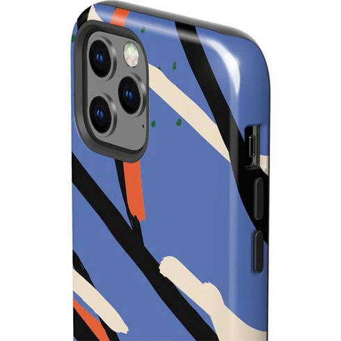 Abstract Lines iPhone 12 Pro Impact Case