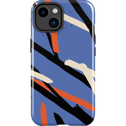 Abstract Lines iPhone 14 Plus Impact Case