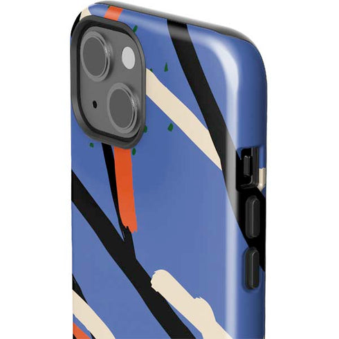 Abstract Lines iPhone 15 Plus Impact Case
