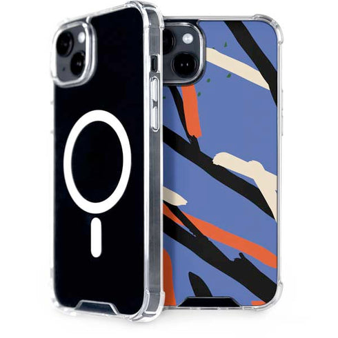 Abstract Lines iPhone 15 Plus MagSafe Case