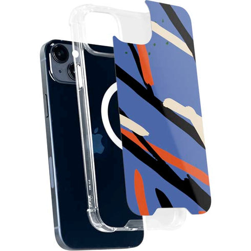 Abstract Lines iPhone 14 Plus MagSafe Case