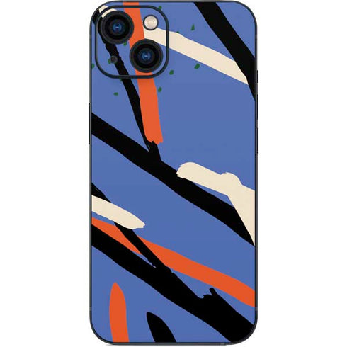 Abstract Lines iPhone 15 Plus Skin