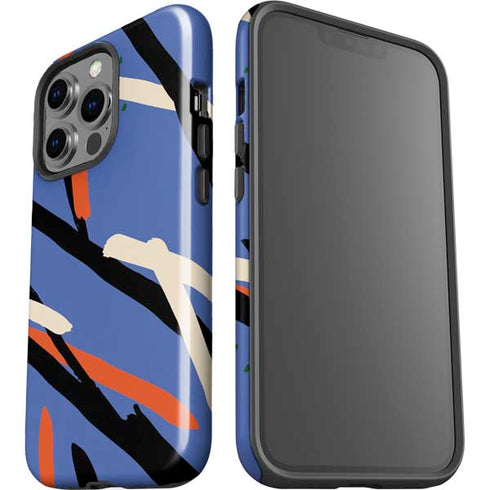 Abstract Lines iPhone 14 Pro Impact Case