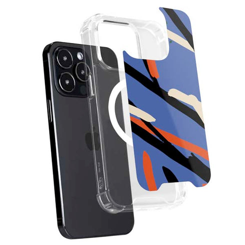 Abstract Lines iPhone 15 Pro MagSafe Case