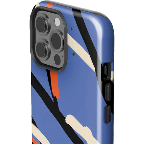 Abstract Lines iPhone 15 Pro Max Impact Case