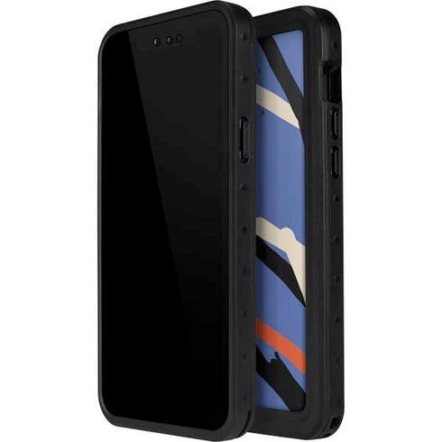 Abstract Lines iPhone 14 Pro Max Waterproof Case