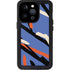 Abstract Lines iPhone 14 Pro Waterproof Case