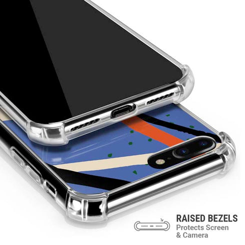 Abstract Lines iPhone 7/8 Plus Clear Case