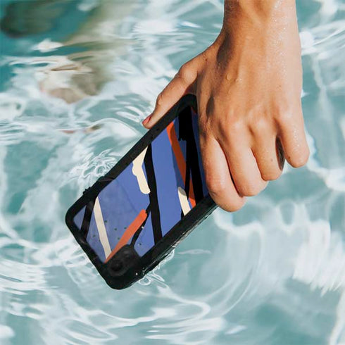 Abstract Lines iPhone XR Waterproof Case