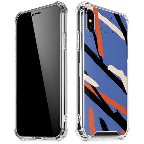 Abstract Lines iPhone XS Max Clear Case
