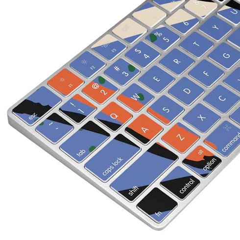 Abstract Lines Magic Keyboard Skin