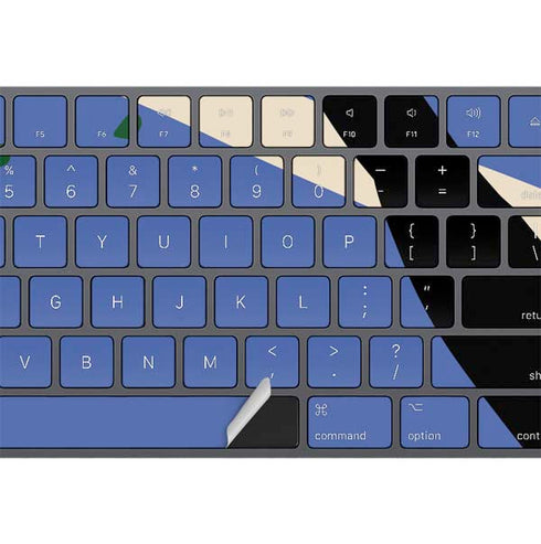 Abstract Lines Magic Keyboard with Numeric Keypad Skin