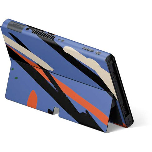 Abstract Lines Nintendo Switch OLED (2021) Skin