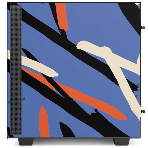 Abstract Lines NZXT H510 Compact ATX Mid-Tower Case Skin