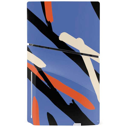 Abstract Lines PS5 Slim Disk Bundle Skin