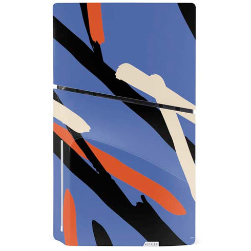 Abstract Lines PS5 Slim Disk Console Skin