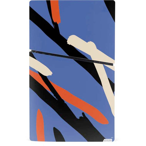 Abstract Lines PS5 Slim Digital Edition Console Skin