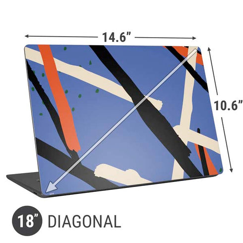Abstract Lines Universal Laptop 18in (14.6 x 10.6in) Skin