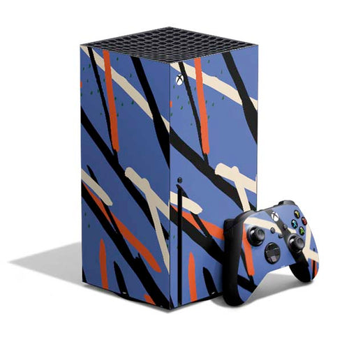 Abstract Lines Xbox Series X Bundle Skin