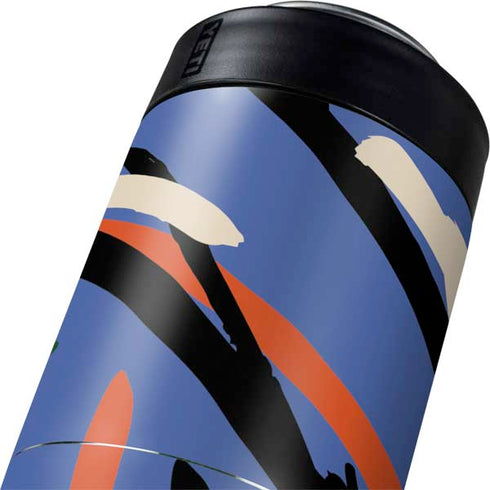 Abstract Lines Yeti Colster Can Insulator Skin