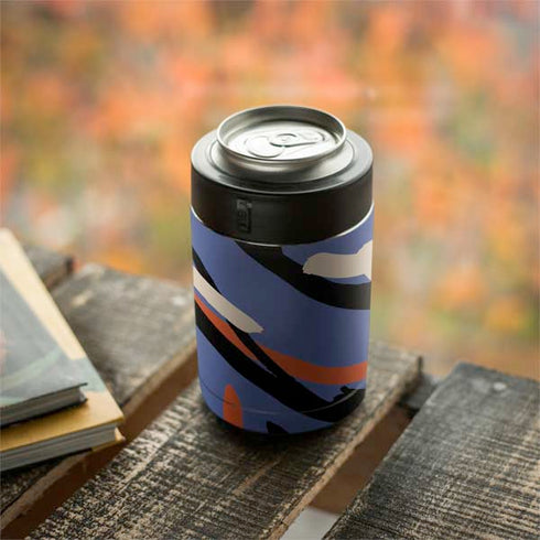 Abstract Lines Yeti Colster Can Insulator Skin