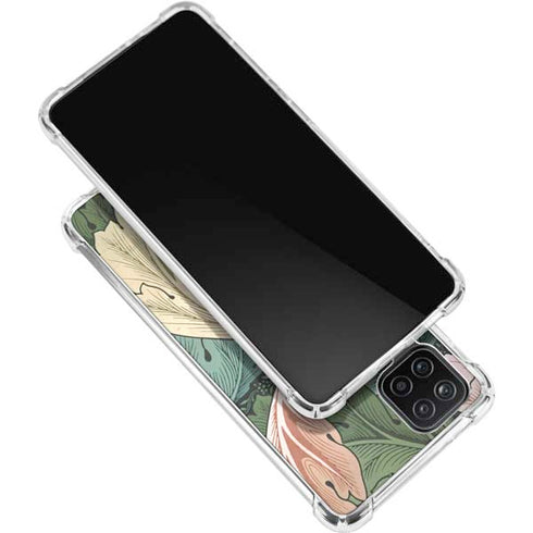 William Morris Acanthus Galaxy A12 Clear Case