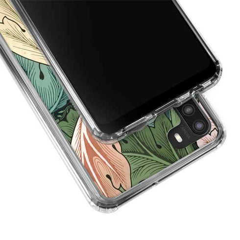 William Morris Acanthus Galaxy A21 Clear Case