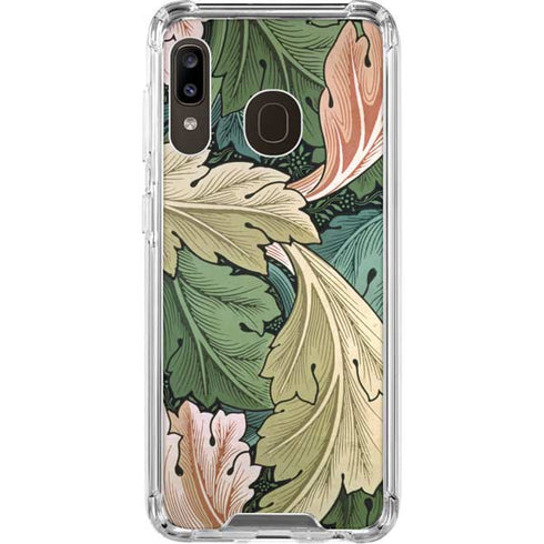 William Morris Acanthus Galaxy A30 Clear Case