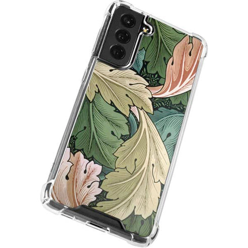 William Morris Acanthus Galaxy S21 FE Clear Case