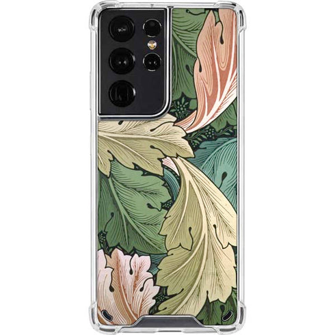 William Morris Acanthus Galaxy S21 Ultra 5G Clear Case