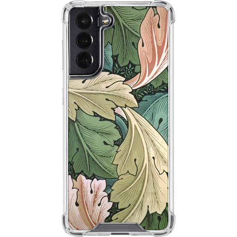 William Morris Acanthus Galaxy S22 Clear Case