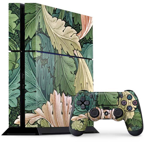 William Morris Acanthus PS4 Console and Controller Bundle Skin