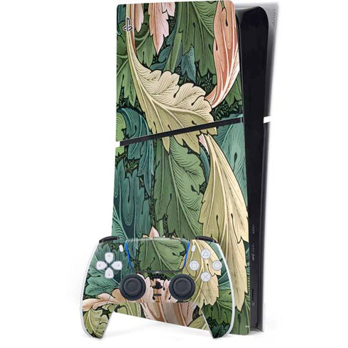 Acanthus by William Morris PS5 Slim Digital Edition Console Skin