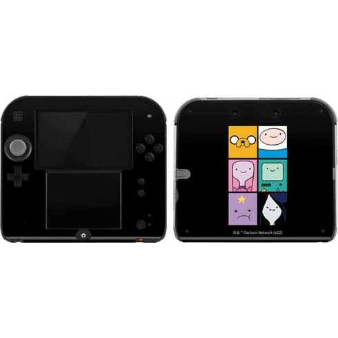 Adult Swim Adventure Time Character Tiles Nintendo 2DS Skin