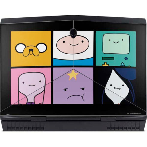 Adult Swim Adventure Time Character Tiles Dell Alienware Skin