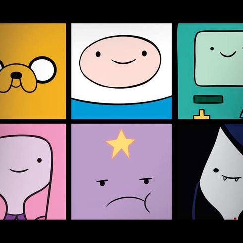 Adult Swim Adventure Time Character Tiles Dell Alienware Skin