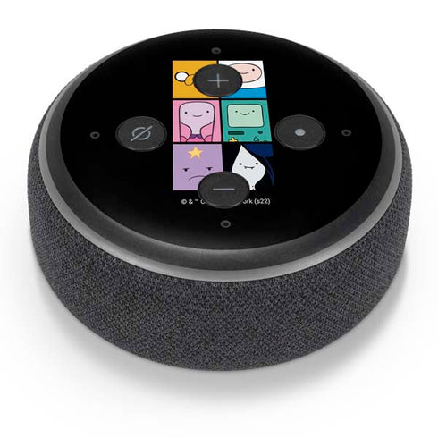 Adult Swim Adventure Time Character Tiles Amazon Echo Dot Skin