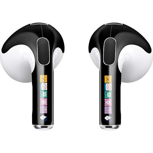 Adult Swim Adventure Time Character Tiles Apple AirPods (3rd Gen 2021) Skin