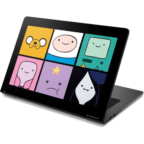 Adult Swim Adventure Time Character Tiles Dell Chromebook Skin