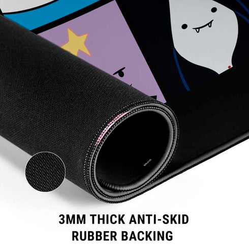 Adult Swim Adventure Time Character Tiles Gaming Mouse Pad