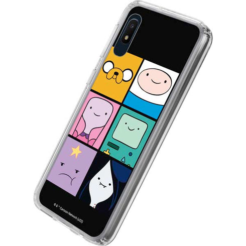 Adult Swim Adventure Time Character Tiles Galaxy A10e Clear Case