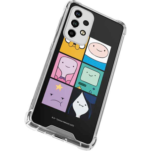 Adult Swim Adventure Time Character Tiles Galaxy A33 5G Clear Case