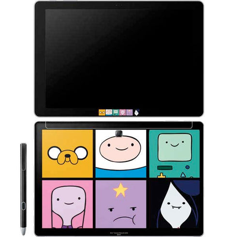 Adult Swim Adventure Time Character Tiles Galaxy Book 12in Skin