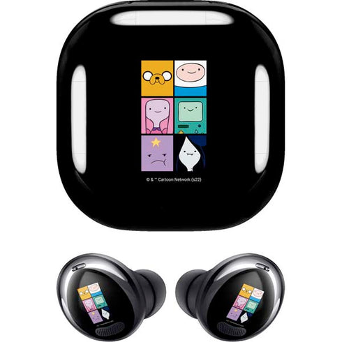Adult Swim Adventure Time Character Tiles Galaxy Buds Pro Skin