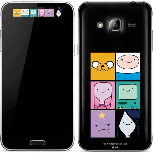 Adult Swim Adventure Time Character Tiles Galaxy J3 Skin