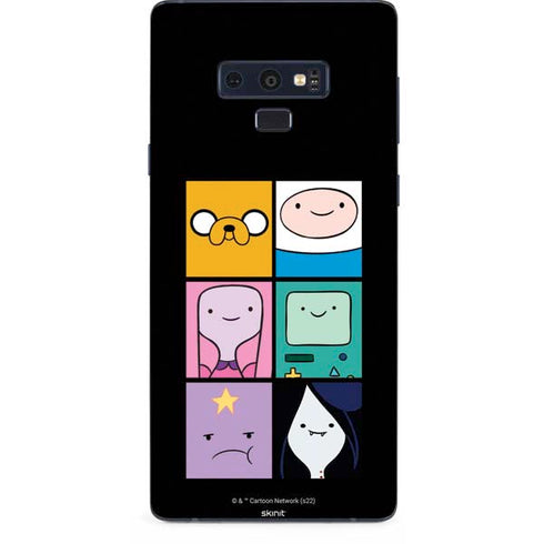 Adult Swim Adventure Time Character Tiles Galaxy Note 9 Skin