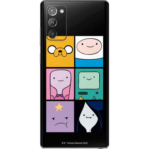 Adult Swim Adventure Time Character Tiles Galaxy Note20 5G Skin