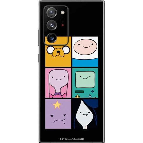 Adult Swim Adventure Time Character Tiles Galaxy Note20 Ultra 5G Skin